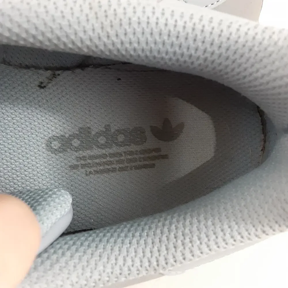 Adidas Yeezy Powerphase Calabasas Leather Sneakers Purple Gray Mens 5 Athleisure
